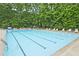 Large swimming pool with lane markers and plenty of lounge chairs, surrounded by a lush green environment at 4246 Loch Highland Ne Pkwy, Roswell, GA 30075