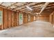 Unfinished basement space has access to outside and offers plenty of storage space and opportunities at 5655 Stevehaven Ln, Cumming, GA 30028