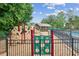 Community playground with climbing structures and a gazebo by the pool at 5655 Stevehaven Ln, Cumming, GA 30028