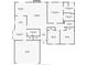 Detailed floor plan showcasing the layout of this charming home with multiple bedrooms and large garage at 255 Broken Lance Pl, Johns Creek, GA 30022