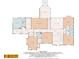 Detailed floor plan showcases layout of primary bedroom, bedrooms, sitting room and balcony at 8470 Lazy Oaks Ct, Atlanta, GA 30350