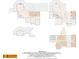 Complete set of floor plans showcasing the layout of each floor including bedroom, kitchen, office, and garage at 8470 Lazy Oaks Ct, Atlanta, GA 30350