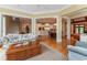 Open-concept living area with seamless flow to the kitchen and sunroom, perfect for entertaining at 8470 Lazy Oaks Ct, Atlanta, GA 30350