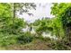 Picturesque water view surrounded by lush greenery, offering a tranquil and scenic landscape at 8470 Lazy Oaks Ct, Atlanta, GA 30350