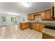 Kitchen featuring tile floors, granite countertops, and stainless steel appliances at 1713 Dudley Dr, Woodstock, GA 30188