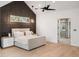 Spacious main bedroom flows to a large bathroom with a glass shower at 185 Pebble Trl, Alpharetta, GA 30009