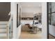 Bright office with built in cabinets and shelving is the perfect workspace at 185 Pebble Trl, Alpharetta, GA 30009