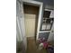 Bedroom closet with an adjustable wire shelving and extra storage organizer at 384 Daniel Mill Xing, Villa Rica, GA 30180