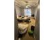 View of a bedroom with tray ceiling and a ceiling fan at 384 Daniel Mill Xing, Villa Rica, GA 30180