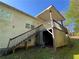 Large deck has staircase to ground level and partial cover at 384 Daniel Mill Xing, Villa Rica, GA 30180