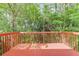 A view of the deck with a wood railing and decking at 2240 Creekside Vw, Decatur, GA 30035
