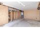 Partially unfinished basement with exposed ceiling, duct work, and framed walls, waiting for finishing touches at 143 Longview Rd, Fayetteville, GA 30214