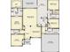 Detailed floor plan showcasing a spacious layout with a Primary suite, three bedrooms, and open living spaces at 348 Charles Ridge #54, Dallas, GA 30157
