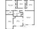Detailed floor plan showcases the layout, including bedrooms, bathrooms, kitchen, and garage at 5856 Rock Rd, Union City, GA 30291