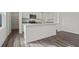 Stylish kitchen with white cabinets, granite countertops, stainless steel appliances, and ample counter space at 119 Champions Blvd., Dallas, GA 30157