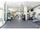 Well-equipped fitness center with modern exercise machines and mirrored walls at 3621 Vinings Slope Se # 3510, Atlanta, GA 30339