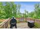 Outdoor deck with grill and fire pit perfect for entertaining and relaxing outdoors at 6360 Boulder Rdg, Cumming, GA 30028