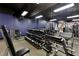 Well-equipped gym with free weights and weight machines for residents to maintain an active lifestyle at 1101 Juniper Ne St # 632, Atlanta, GA 30309