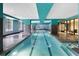 Stunning indoor pool with sleek design and ample space for swimming laps and exercise at 1101 Juniper Ne St # 632, Atlanta, GA 30309