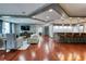 Comfortable lounge area with ample seating, stylish bar area and sleek modern design at 1101 Juniper Ne St # 632, Atlanta, GA 30309