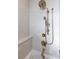 Close-up of a modern shower with multiple shower heads and elegant fixtures at 1101 Juniper Ne St # 632, Atlanta, GA 30309