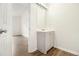 Bathroom sink with wood flooring at 1104 Driftwood Ct, Mcdonough, GA 30252