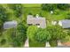 Expansive property featuring lush greenery, mature trees, and a well-maintained house with ample yard space at 2055 Cactus Ln, Cumming, GA 30040