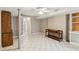 Finished basement area featuring tiled flooring, neutral walls, and a versatile living space at 2055 Cactus Ln, Cumming, GA 30040