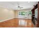 Spacious living room with hardwood floors and bright natural light at 2055 Cactus Ln, Cumming, GA 30040