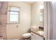 Cozy bathroom featuring tile flooring and a granite countertop sink at 2745 Saxon Drive, Duluth, GA 30096