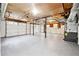 Spacious garage featuring ample room for storage and multiple vehicles at 2745 Saxon Drive, Duluth, GA 30096