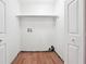 A dedicated laundry area with connections for washer and dryer at 2745 Saxon Drive, Duluth, GA 30096