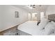 Spacious main bedroom with a king bed and access to a Primary bath at 2745 Saxon Drive, Duluth, GA 30096