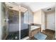 Bathroom boasts a separate shower, soaking tub and decorative tile at 4715 Northridge Dr, Cumming, GA 30040