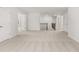 Loft area featuring carpeted floors and views of the home's entryway at 7171 Linden Dr, South Fulton, GA 30349
