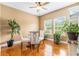 Cozy dining room featuring hardwood floors and natural light at 3210 Avondale Pkwy, Powder Springs, GA 30127