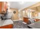 Bright kitchen with granite counters, stainless appliances, and a breakfast bar at 3210 Avondale Pkwy, Powder Springs, GA 30127
