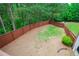 Large fenced backyard with an enclosed perimeter and grass at 3920 Baverton Dr, Suwanee, GA 30024