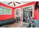Bedroom with wood-look flooring, closet, and window at 2087 Chestnut Way, Lithia Springs, GA 30122