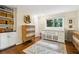 Bright Bedroom with hardwood floors, stylish rug, and modern furnishings at 3362 Northbrook Dr, Atlanta, GA 30340