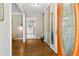 Inviting foyer with hardwood floors and natural light, leading to the staircase and living areas at 3362 Northbrook Dr, Atlanta, GA 30340
