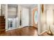 Inviting foyer with hardwood floors and natural light, leading to the staircase and living areas at 3362 Northbrook Dr, Atlanta, GA 30340