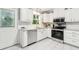 Bright kitchen featuring white cabinets, granite countertops, and stainless steel appliances at 3362 Northbrook Dr, Atlanta, GA 30340