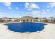 Community pool is covered for the winter at 3610 Silvery Way, Powder Springs, GA 30127