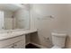 Bathroom with white fixtures and vanity at 42 Breckenridge Dr, Powder Springs, GA 30127