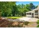 Screened porch with manicured backyard and patio at 522 Stell Rd, Woodstock, GA 30188
