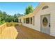 New deck and front entrance to home at 522 Stell Rd, Woodstock, GA 30188