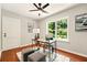 Inviting office space with hardwood floors, ample natural light and modern decor at 522 Stell Rd, Woodstock, GA 30188