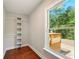 Bright walk-in closet with a window to the outside, offering natural light at 522 Stell Rd, Woodstock, GA 30188