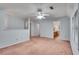Bonus room featuring carpet flooring and access to a well-appointed bathroom with stylish decor at 1285 Rivershyre Pkwy, Lawrenceville, GA 30043